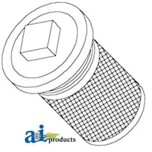 9N6730 - Drain Plug & Screen Assy. , Oil Pan