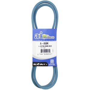 A58K - Aramid Blue V-Belt (1/2" X 60" )