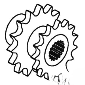 AH115268 - Walker & Shoe Drive Sprocket