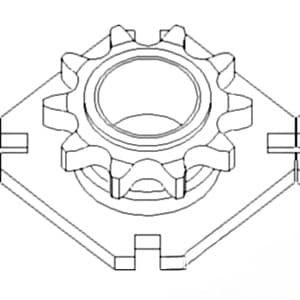 AH222303 - Drive; Auger Drive Slip Clutch Sprocket
