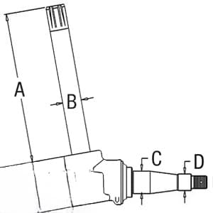 AR53850 - Spindle (RH/LH)