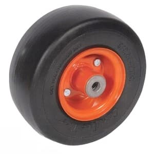 B1CO86 - ORANGE SOLID 9X3.5X4 WHEEL-SMOOTH