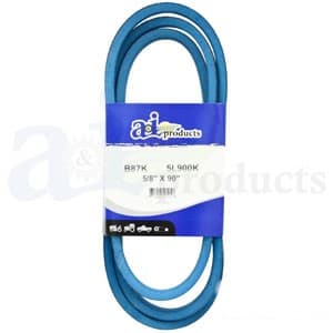 B87K - Aramid Blue V-Belt (5/8" X 90" )