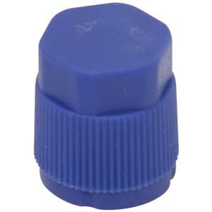 CP0137 - 13mm Blue R-143a Low Side Valve Port Cap J.R.A. Type (4 Pack)