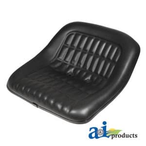 CS668-1V - Seat, No Suspension, 19" Pan, Steel, 7" Spacing, BLACK VINYL