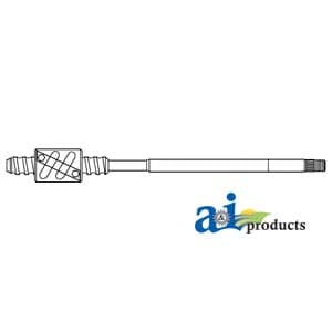 D2NN3A710B - Manual Steering Shaft w/ Nut