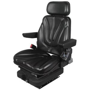 F10A4015 - Seat, F10 Series, Low Pro Air Suspension, Black Vinyl