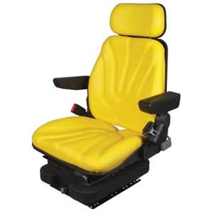 F10A4025 - Seat, F10 Series, Low Pro Air Suspension, Yellow Vinyl