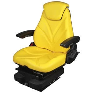 F20A5025 - Seat, F20 Series, Low Pro Air Suspension, Yellow Vinyl