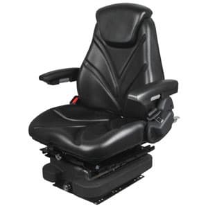 F20A5045 - Seat, F20 Series w/ Isolator, Low Pro Air Suspension, Black Vinyl