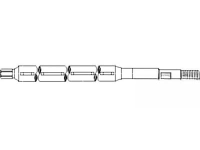 H156577 - Upper Feeder House Shaft