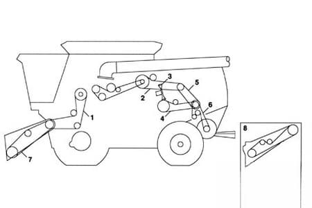 H201571 - Straw Chopper Belt