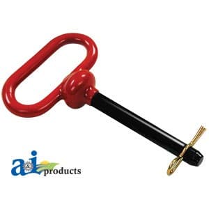 HP102 - Hitch Pin, Red Handled 5/8" x 4"