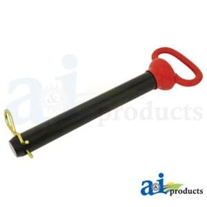 HP108 - Hitch Pin, Red Handled 1 1/8" x 8 1/2"
