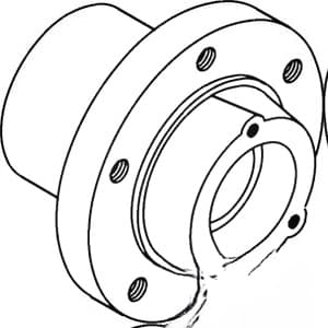 R48763 - 6 Bolt Hub