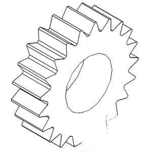 R56732 - Used w/ A-R67198 Shaft Pinion Gear