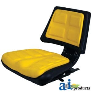 T110YL - Seat, Universal w/ Trapezoid Back, YLW