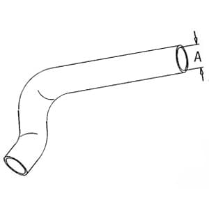 T22501 - Upper Radiator Hose