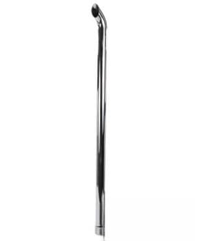 ZNL89020C - Curved Chrome Exhaust Stack