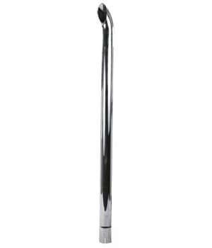 ZNL89025C - Curved Chrome Exhaust Stack