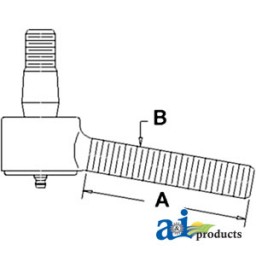 1032715M91 - Tie Rod End (Rh)