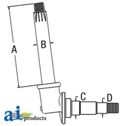 107282A - Spindle (RH/LH)	