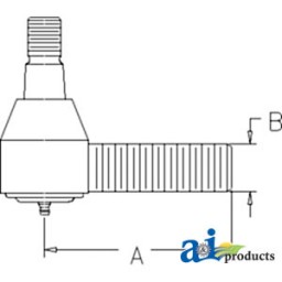 107291AS - Tie Rod, Short (RH Thread)	