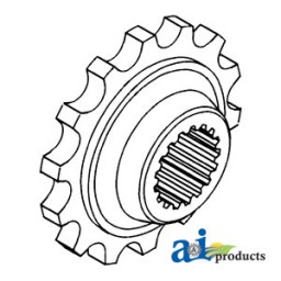 107416A - Coupler Sprocket, Rear 	