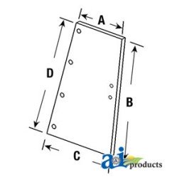 1250436C2 - Glass, Rear, Quarter	