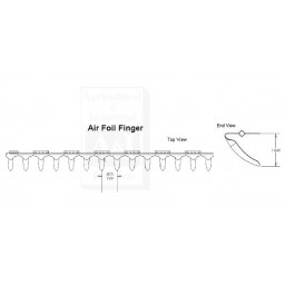 1347372C7 - Chaffer, Adjustable Air Foil, Top 	