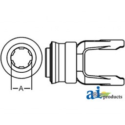 141022324 - Tractor Yoke - QD Slide Collar 	