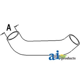 158620A - Radiator Hose, Upper 	