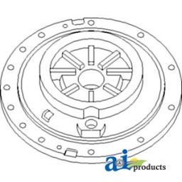 1687863M3 - Plate, Differential Lock (LH) 	