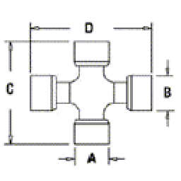 180012161 - Cross & Bearing Kit 	