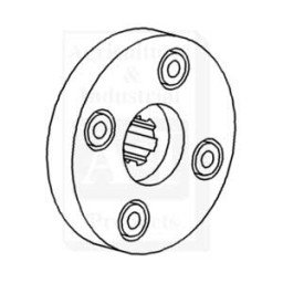 192161 - Hub, Hydraulic Pump 	