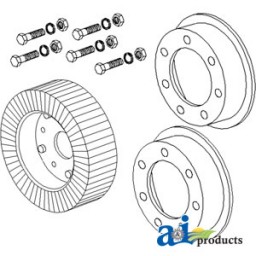 294BH - Wheel, 6" X 9" Tail Rim Wheel Assembly 	