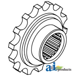 303143856 - Coupler Sprocket, Front 	