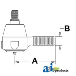 3045309R91 - Drag Link End	
