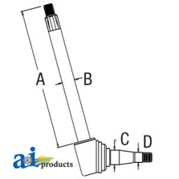 3046437M91 - Spindle (LH)	