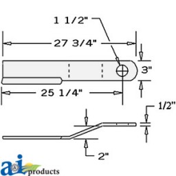 304BH - Blade, Rotary Cutter, CCW 	