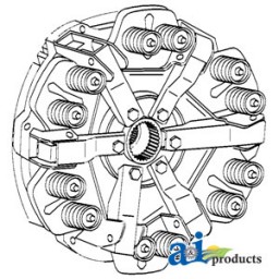 311435 - Pressure Plate: 6 lever, w/ both discs 	