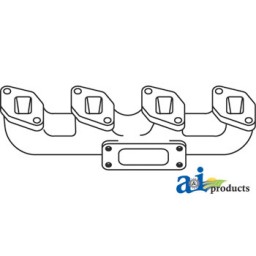 3136066R12 - Manifold; Vertical Exhaust