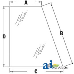 338424A1 - Glass, Rear, Quarter (LH)