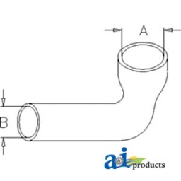 3614419M1 - Radiator Hose, Lower 	