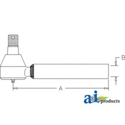 36710-62920 - Tie Rod End, Steering Cylinder	