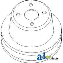 367688R1 - Pulley, Water Pump (Single Groove)	