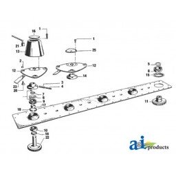 40130207 - Bearing, Vicon mower 	