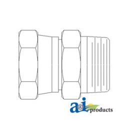 43D32 - Female Npt Swivel X Orb Straight Adapter