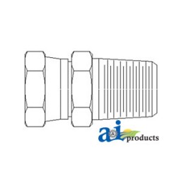 43D46 - Straight Female X Male Npt Swivel Adapter