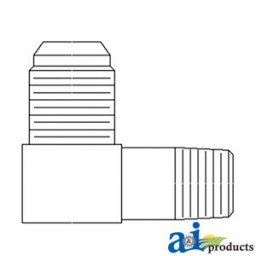 43F16 - Male Jic 90 X Male Npt Adapter, 2 Pack